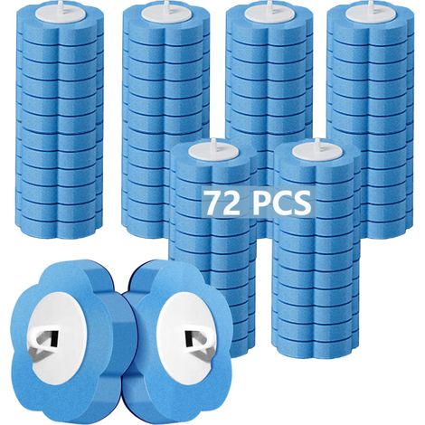 Recharges Brosse Toilette Jetables – Lot 72 – Ucaimao – Lavabo, Baignoire – Bleu (1/5)