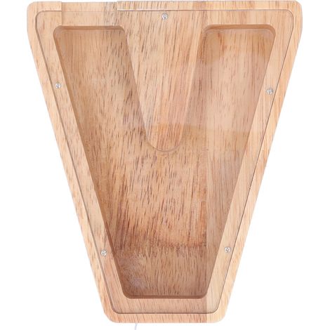 Coffret à Argent Éducatif en Bois Personnalisé avec Fenêtre Transparente pour Enfants (1/5)