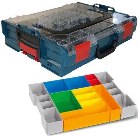Sortimo Systemkoffer L-Boxx 102 Ozeanblau, transparenter Deckel + Insetboxen H3 (1/5)