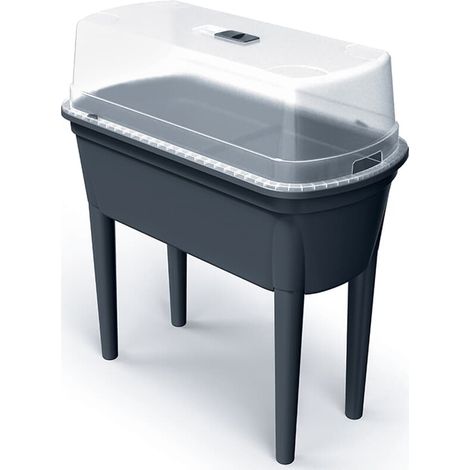 Prosperplast Anzuchttisch-Set Bloomo Kunststoff 77,5 x 38 cm anthrazit Anzuchttisch (1/5)