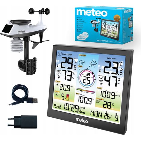 Station météo sans fil METEO Hygromètre Baromètre WIFI SP601 (1/5)