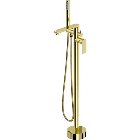 Mexen Leda rubinetto da bagno autoportante, dorato - 75633-50 (1/5)