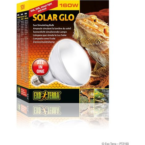 Hagen Solar Glo 160W Lampadina Gialla per Rettili