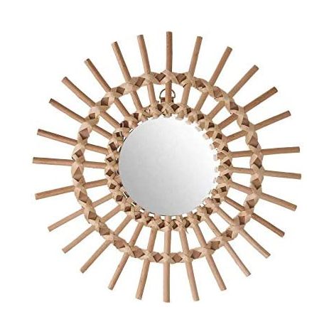 Specchio in rattan Soleil D30cm - Atmosphera créateur d'intérieur (1/3)