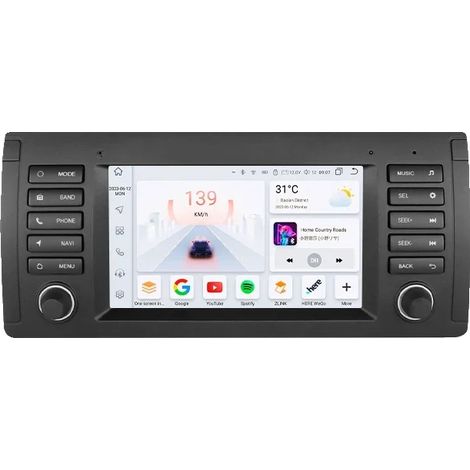 Sistema de navegación CarPlay, compatible con BMW E39 E53 M5 1995-2003, S8 (8 núcleos 8G 128G) AI (1/2)