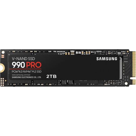 Samsung – SSD M.2 NVMe 2 To – Vitesse de lecture 7450 Mo/s – Écriture 6900 Mo/s – Cryptage AES 256 bits – Résistance aux températures élevées (1/5)