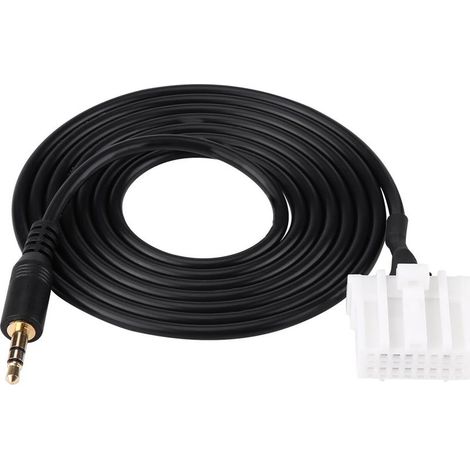 Adaptateur de cble auxiliaire audio de voiture Interface CD jack 3,5 mm pour Mazda 2 3 5 6 2006-2013 (1/5)
