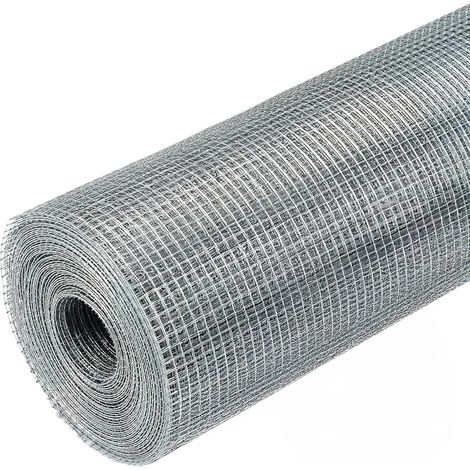 40,6 cm x 3,4 m Clôtures, 0,6mm Épaisseur 6,3 x 6,3mm Diamètre, Poulailler galvanisé, Clôtures pour élevage, filet de cage de volaille (1/5)