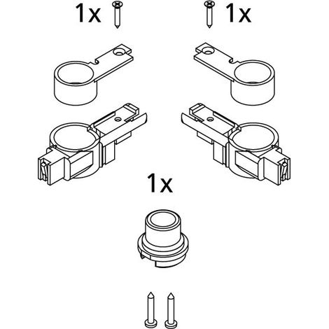 Kermi 2534213 EBI2027 ensemble support supérieur