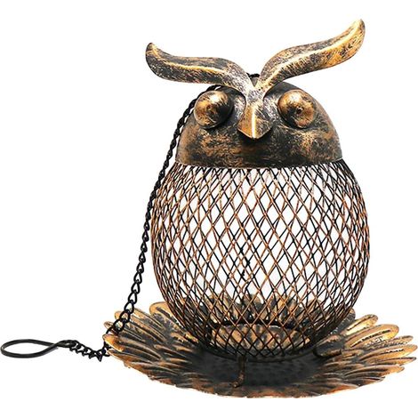 Nichoir, Décoration de jardin, Fer forgé, Hibou, Colibri, Cage à oiseaux, Nichoir (1/4)