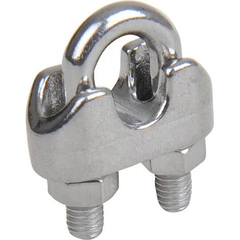 Serre-câbles Étrier en Acier Inoxydable 6mm (1/3)