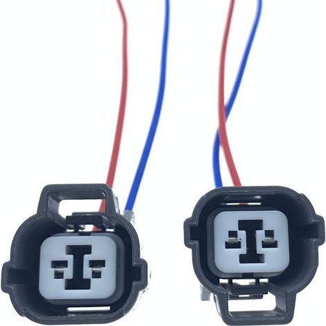 Compatible with Wuling Hongguang, Rongzhiguang, Xingka, Jinniuxing, and Ruilin horns, fin horn wiring harness connector, 1-to-2 splitter -- JB1102-2P