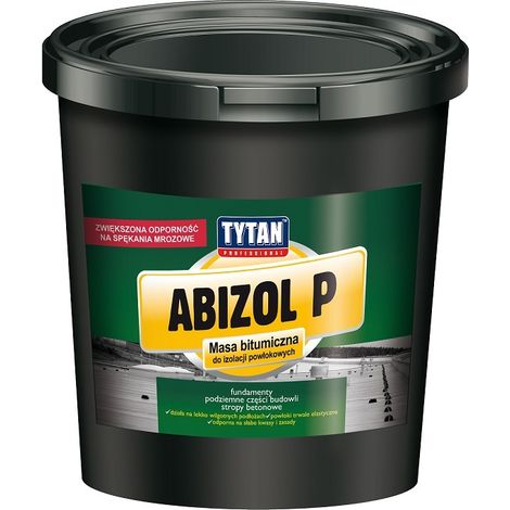 ABIZOL P TYTAN BETÚN EN MASA PARA RECUBRIMIENTO DE AISLAMIENTO 9KG - ABIZOL P9K