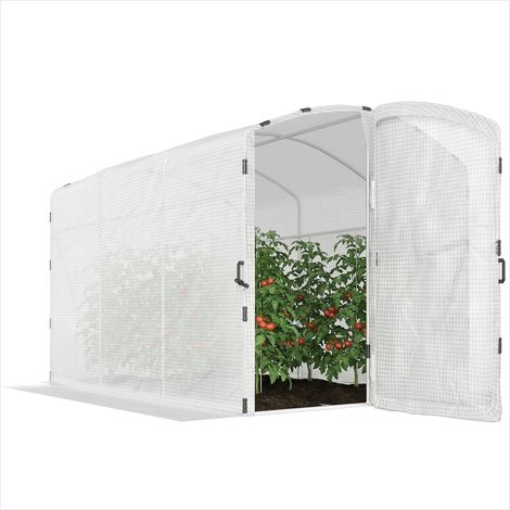 SunJet Serre de jardin, serre horticole, Serre tunnel acier galvanisé - Réf. PK9ETSK9M5EB (1/5)