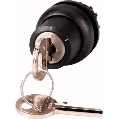 Bouton à clé (Ronis 455) 2 positions EATON M22-WRS-RS-A1