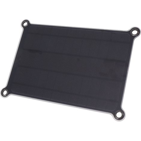Mini pannello solare da 10W 5V, elevata conversione energetica, caricabatterie USB monocristallino per campeggio all'aperto. (1/5)
