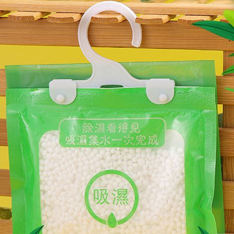 Lot de 10 déshumidificateurs suspendus absorbant l'humidité, sachet de dessiccant pour la maison, le placard et le bureau, 80 g / 2,82 oz (1/5)