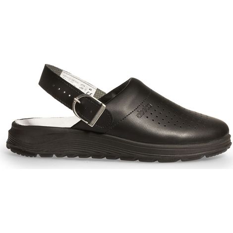 Berufsschuhe Clog 87030 Active Abeba schwarz perforiert mit Schnalle Gr. 39 (1/5)