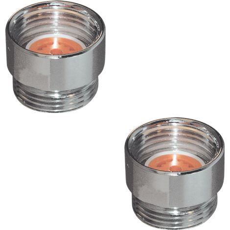 Régulateurs de débit 6l/min MF G1/2' pour douche (x2) (1/2)