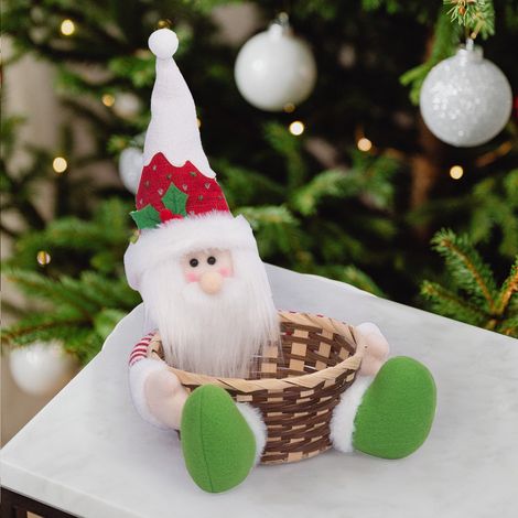 Panier de fruits de Noël, boîte de bonbons pour enfants, panier de bonbons de Noël (1/4)