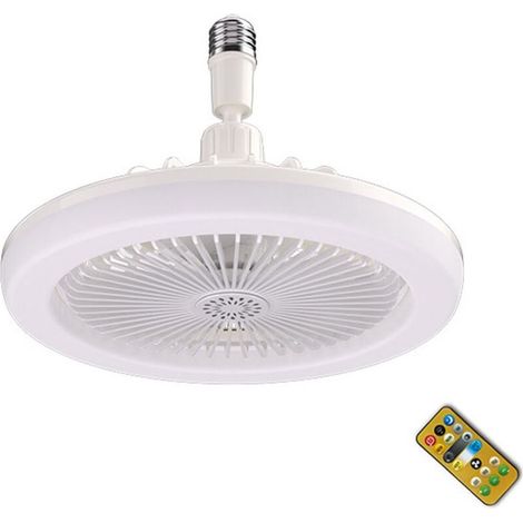 Zoternen Lampe Ventilateur Plafond,Luminaire Ventilateur Plafonnier,E27 Lustre Ventilateur de Plafond,Ventilateur de Plafond Silencieux Avec Lumiere et Telecommande,Ventilo Plafond Avec Lumière