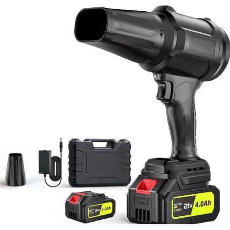 Leistungsstarkes Turbinengebläse komplett mit 5 Batterien und Kunststoffverpackung (1/5)
