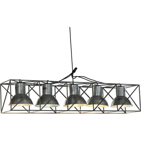 Lampara Techo Metal 115X24X24 Multiposicion Gris LA201186 (1/5)