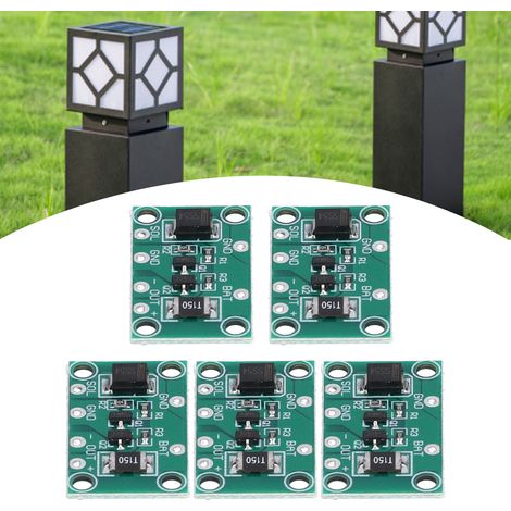 S665 Solarbeleuchtungs-Steuerplatine, Solar-Gartenbeleuchtungsregler, Beleuchtungssteuerplatine für Blei-Säure-Lithium-Ionen-Batterien (1/5)