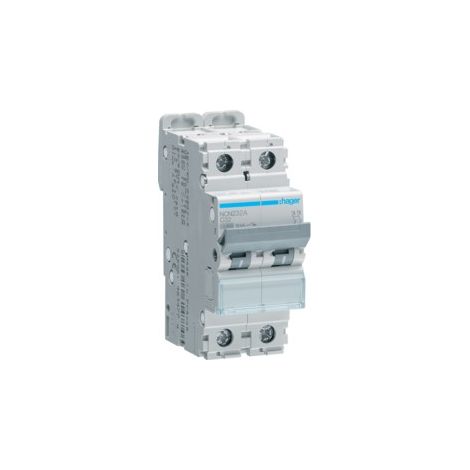 Interruttore Automatico 2P 32A 10Ka C 2M ( HAGER cod. NCN232A )