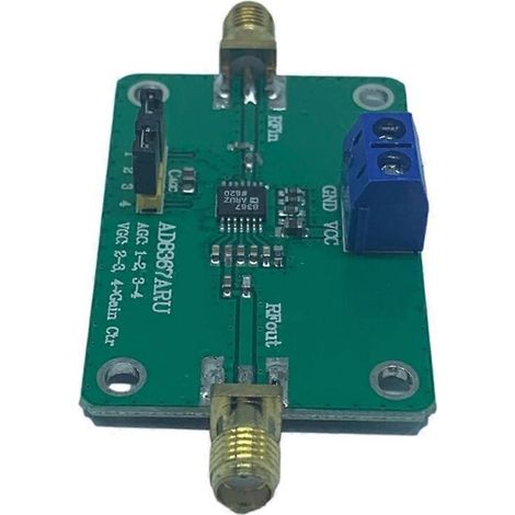 Module d'amplification de tension AD8367 AGC, amplificateur variable, carte de détection à large bande passante compatible avec les applications électriques