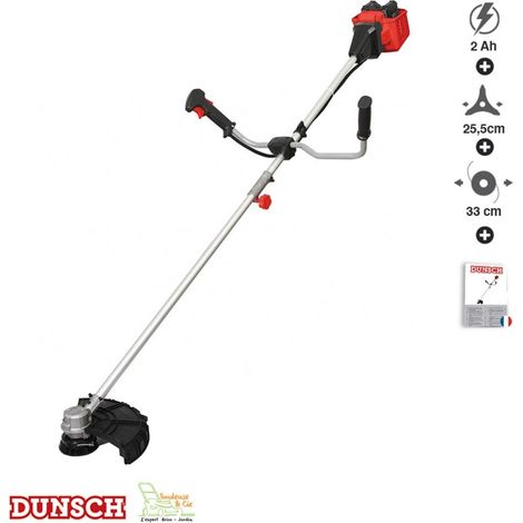 Coupe-bordure à batterie 20V – DU22040BP – tête de fil 33 cm et lame 25,5 cm – moteur en tête pour équilibre optimal – Texas (1/2)