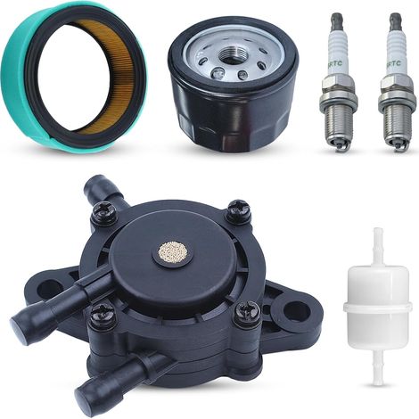 47 883 03-S1 Filtre à air 24 393 04-S Pompe à carburant pour Kohler CH18 CH20 CH22 CH23 CH25 CV17 CV18 CV19 CV20 CV22 CV22S CV23 Moteur avec bougie d'allumage Filtre à huile (1/5)