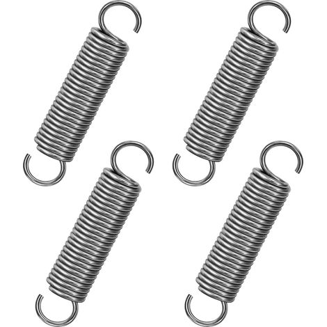 Ressort de Traction 70mm Ressorts de Tension avec Crochets Ressorts en Acier Inoxydable Diamètre du Fil 1,8mm Diamètre Extérieur 14mm Force 8KG 4 Pièces (1/5)