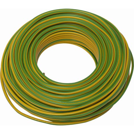 Cavo elettrico HO7V-U 1,5 mm2 giallo-verde 25 m