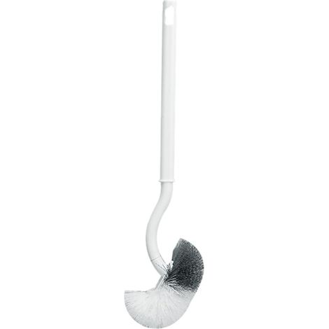 3 brosses WC, blanc, long manche, pour cuvette et rebords WC (1/5)