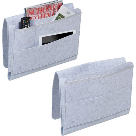 Set di 2 sacchi a pelo grigio chiaro (1/5)