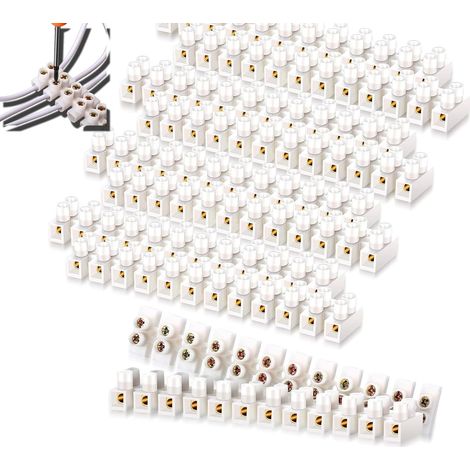 10 PCS Barrette de Connexion 10A Bloc à 12 Bornes avec des Vis (1/5)