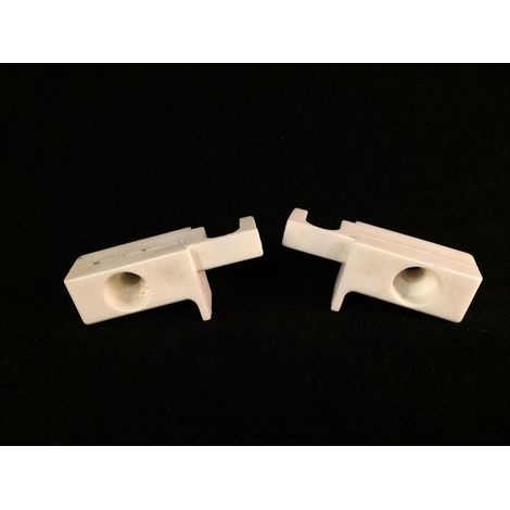 Ricambio Coppia Tappi Destro Sinistro Anta Fissa Bianco Titan 30T67BT01 (1/2)