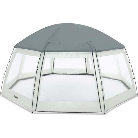Bestway 58612 Domo per piscina grigio 6x6x2,95 m