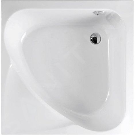 Receveur de douche carré profond CARMEN avec support. Cadre 90x90x30cm, Blanc (1/5)