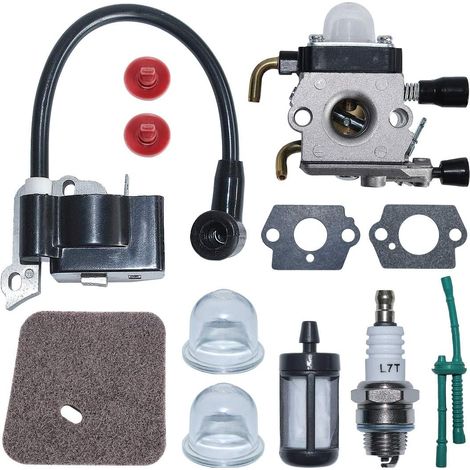 Bobine d'allumage carburateur pour Stihl FS38 FS45 FS55 FC55 HL45 HS45 KM55 FS75 FS80 FS85 FC75 FC85 HL75 HT70 HT75 SP85 Débroussailleuse, remplacement 4140-120-0619, 4140-400-1300 (1/5)