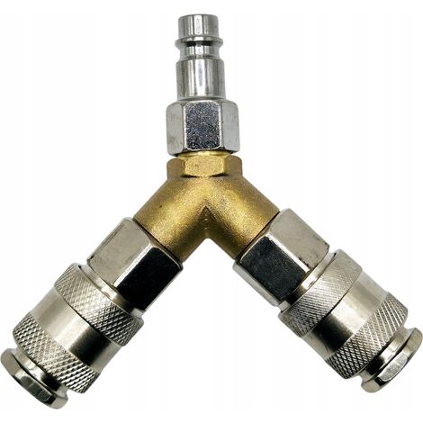 Pneumatikverteiler Y-Typ 1/4'' für Falon-Tech FT5741 Kompressor
