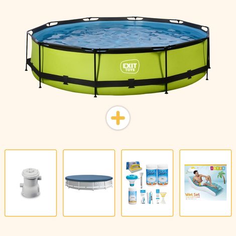 Exit-toys Piscine Exit Ronde - 360x76 cm - 5-pièces S335 (1/5)