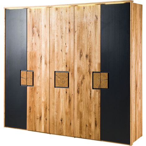 Armadio Rovere naturale laccato / oliato 5-türig, Basic Ausstattung smontato KITZBÜHEL 178 (1/3)