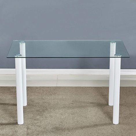 White clear 120 table and legs (1/4)
