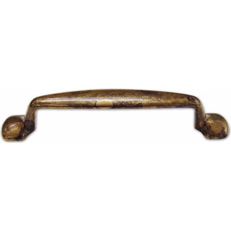 Maniglia Maniglietta per Mobili Ottone Antico 15341 Metal Style Handles 130x20mm (1/2)