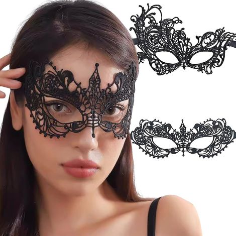 2 Venetian Masks for Women, Masquerade Ball Masks, Carnival Masks, Venetian Masks, Costume Masks, Venetian Masks for Women, Party Masks, Sexy Ball Masks, Lace Eye Masks, Face Masquerade (1/5)
