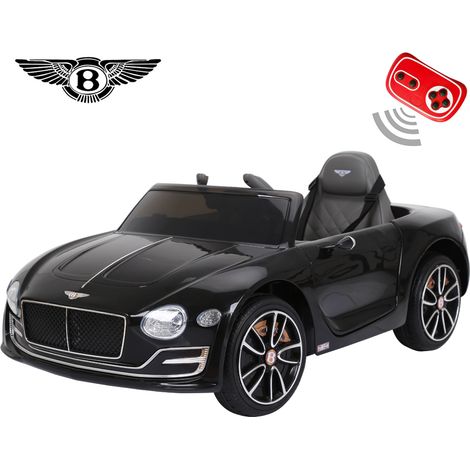 Bentley Official Licensed EXP12 Series 12V Electric Kids Ride On Cars Parental Remote, Mp3 Player, LED Light, Black (1/5)