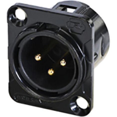 Rean AV RC3MDL-B XLR-Steckverbinder Stecker, Einbau Polzahl: 3   1 St.