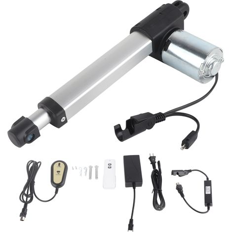 Actionneur linéaire électrique pour fauteuil inclinable, sans fil, avec interrupteur de fin de course intégré, réglable, 100-240V AC. (1/5)